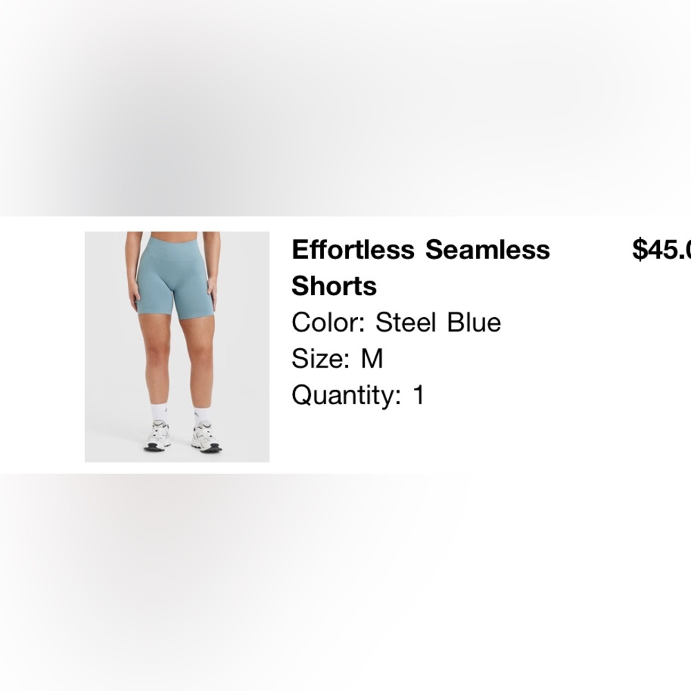 Steel Blue Oner Active Effortless shorts